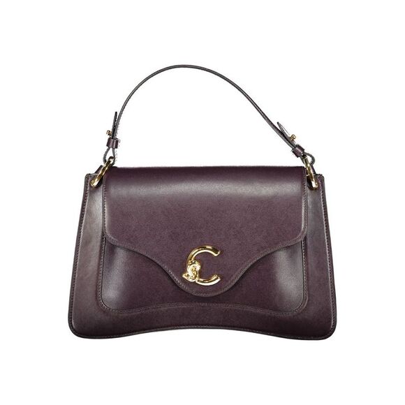 Coccinelle Purple Leather Women's Handbag - Picture 1 of 3